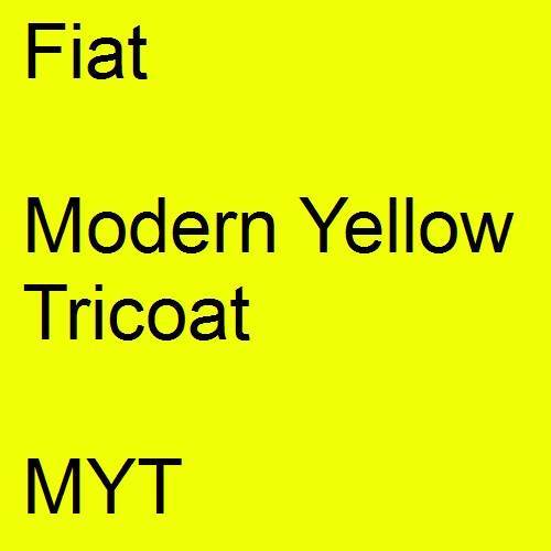 Fiat, Modern Yellow Tricoat, MYT.